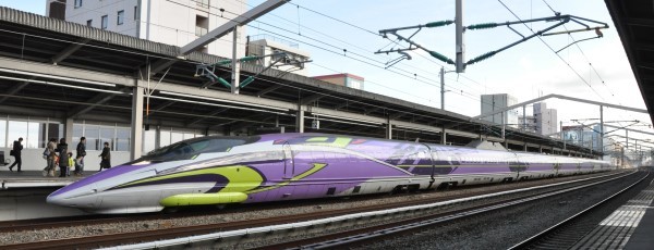 乗ってみた「エヴァ新幹線」！　初号機カラー、博多―新大阪間 （山陽新聞デジタル） - Yahoo!ニュース